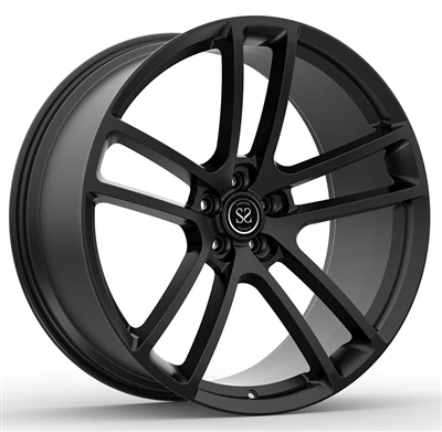BMW Z4 20x9 Thiab 20x11 Custom 1 Piece Forged Rims Satin Black