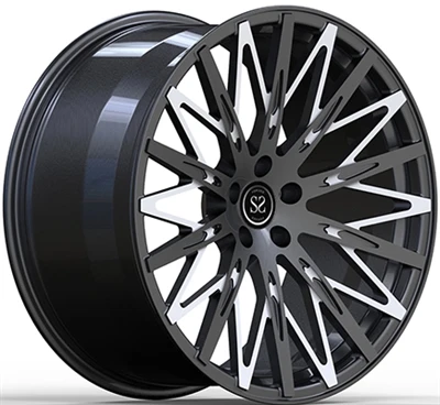 Ne Style 23x10 Kev Cai 1- pc phom rab phom thiab dawb rims rau benz g63