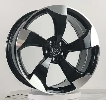 Staggered Monoblock Forged Log Dub Machined Lub ntsej muag rau Audi S4