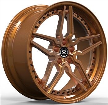 2-Thooj Bronze Staggered Alloy Log 20 X 9|20 X 13 Rau Porsche 911 Turbo
