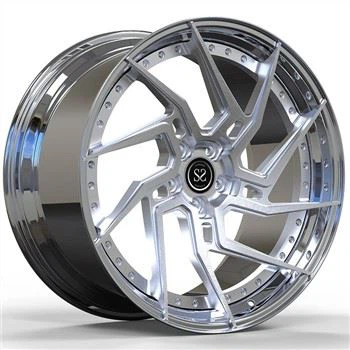 2 PC Forged Wheels Center Brushed Spoke chim Polished Rau BMW Audi Porsche Khoom kim heev Tsheb Rims