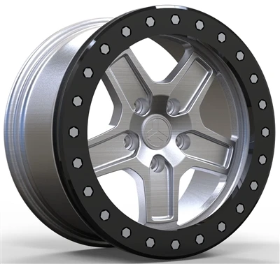 Beadlock Rim 17,18 Thiab 19 Kev Cai 1-PC Rau Jeep Wrangler